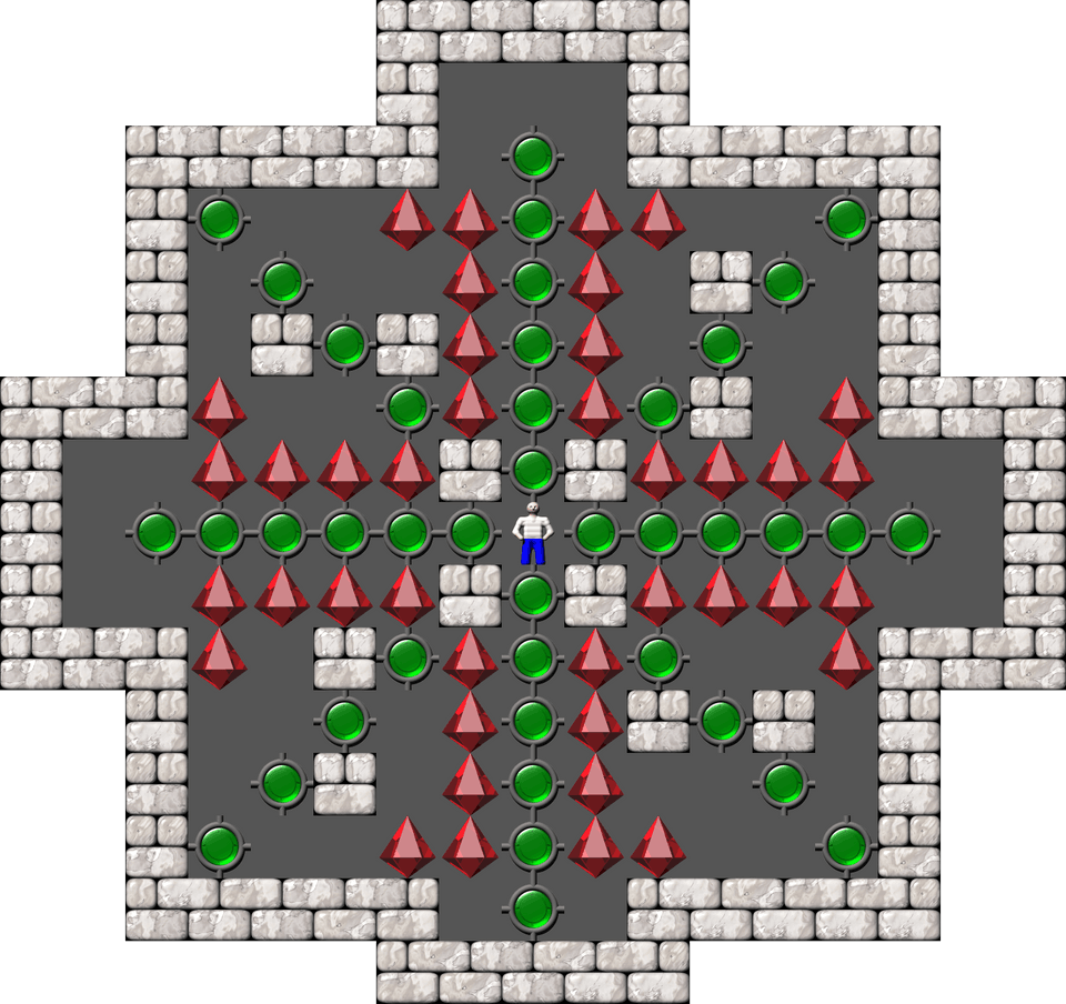 Sokoban Chrysalis Collection 9 level 18